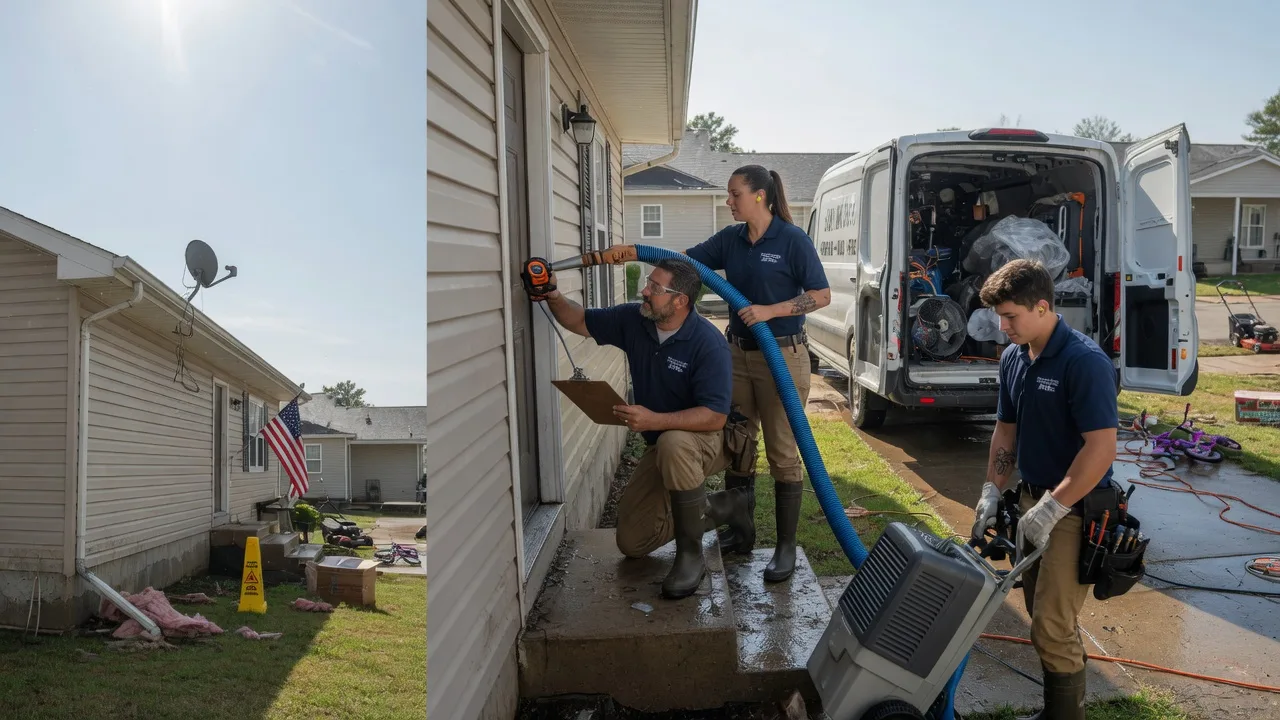Ceiling Water Damage Restoration in Porcupine, SD near me